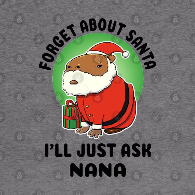 Forget about Santa I'll just ask Nana Capybara Santa by capydays